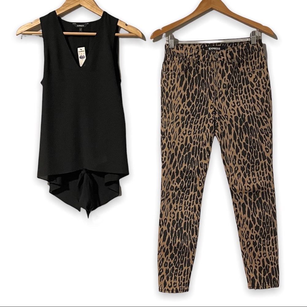 NWT Express Bundle! Tank (Sm) / High-rise Jean (2)